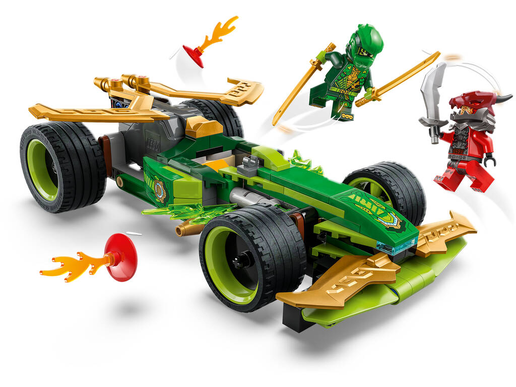 Lego Ninjago Dragons Rising Auto da corsa con motore a ricarica manuale di Lloyd