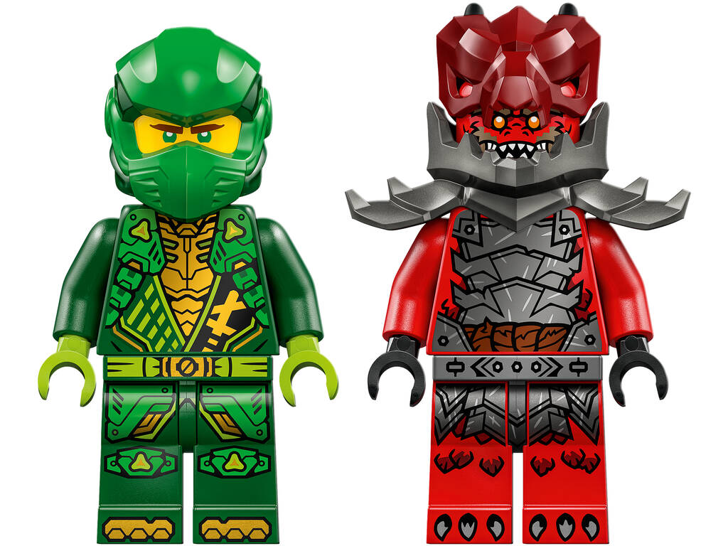 Lego Ninjago Dragons Rising Auto da corsa con motore a ricarica manuale di Lloyd