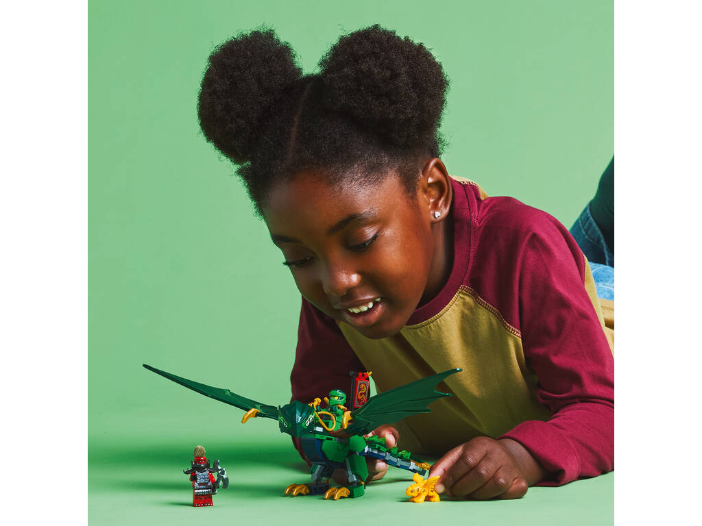 Lego Ninjago Dragão Verde da Floresta de Lloyd