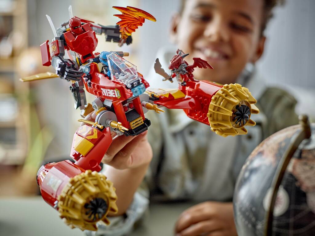 Lego Ninjago Dragons Rising Moto Mecca della Tempesta di Kai