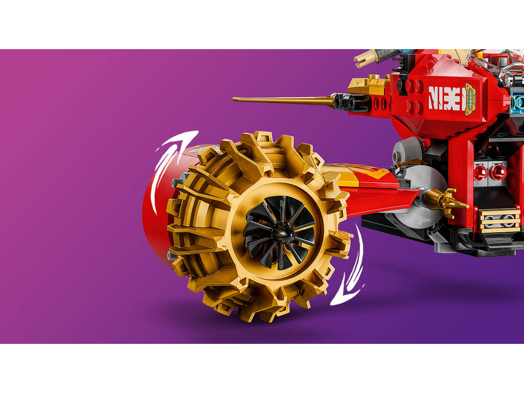 Lego Ninjago Dragons Rising Moto Mecca della Tempesta di Kai