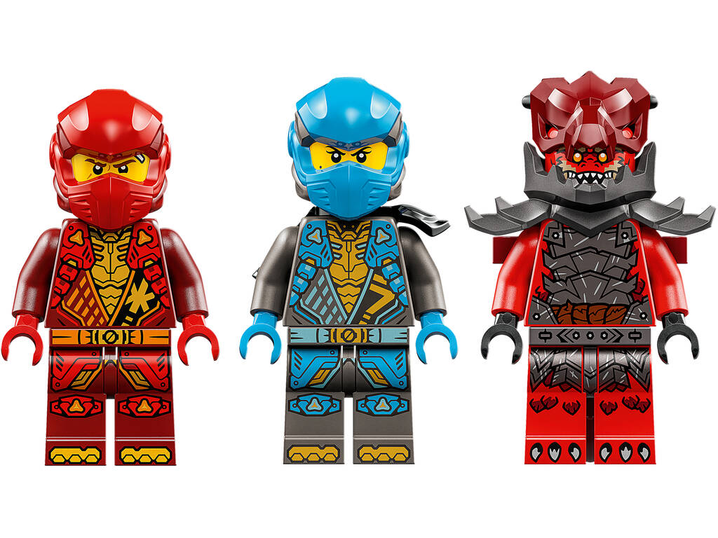 Lego Ninjago Dragons Rising Moto Mecca della Tempesta di Kai