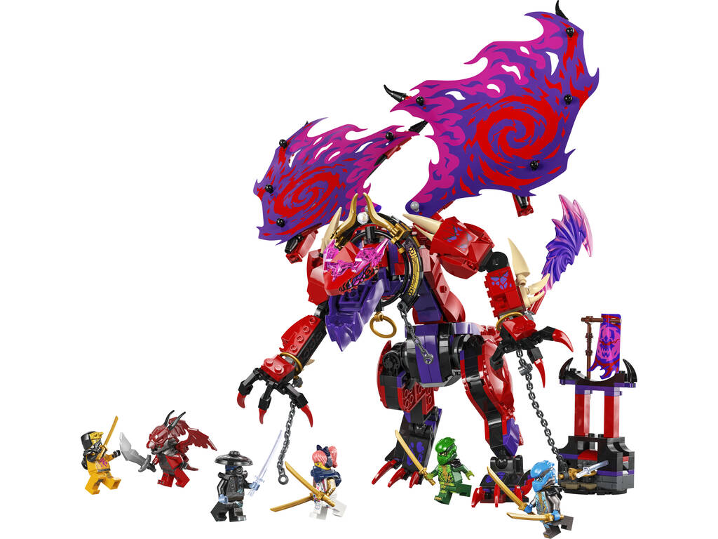 Lego Ninjago Dragons Rising Dragón del Caos: Colmillo Tronador