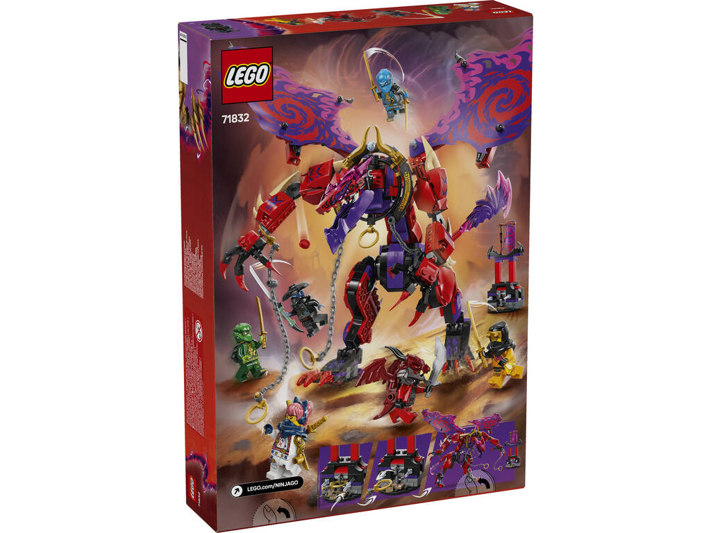 Lego Ninjago Dragons Rising Dragón del Caos: Colmillo Tronador