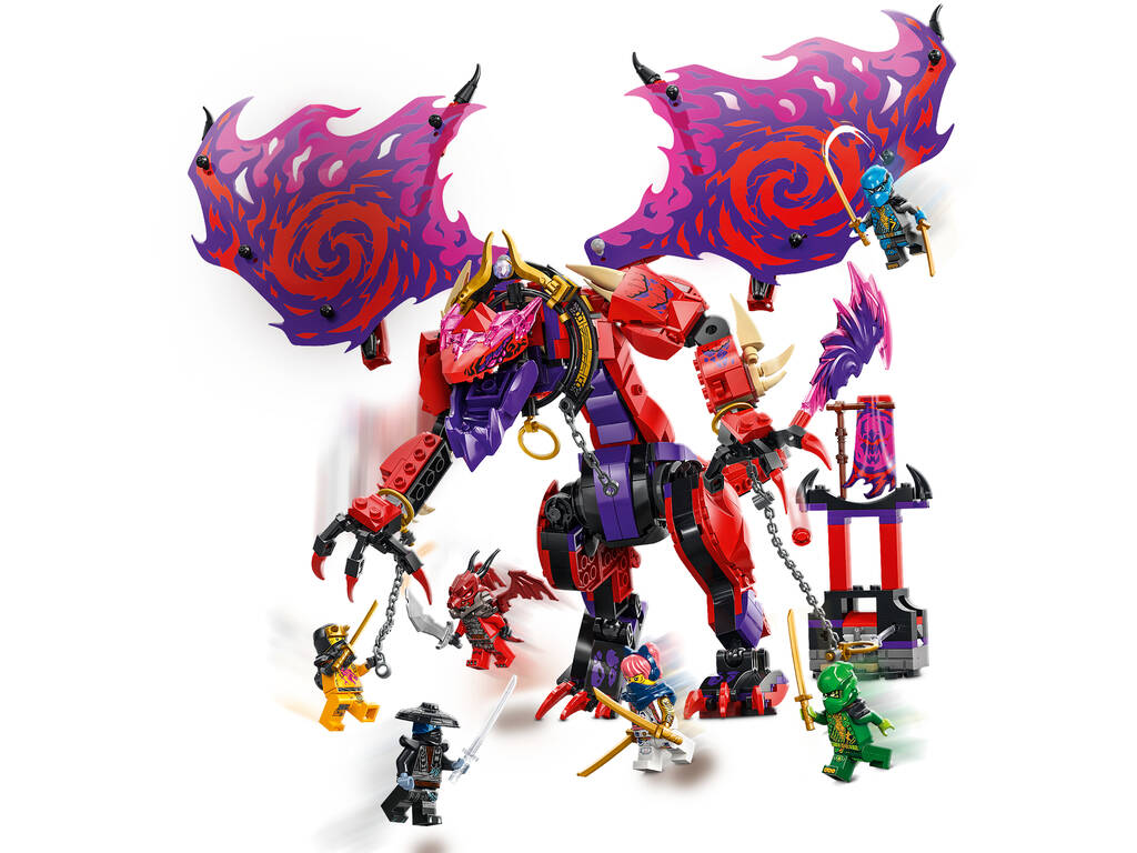 Lego Ninjago Dragons Rising Dragón del Caos: Colmillo Tronador