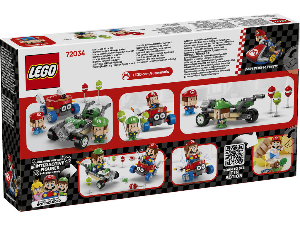 Lego Super Mario Mario Kart: Bebè Mario vs. Bebè Luigi