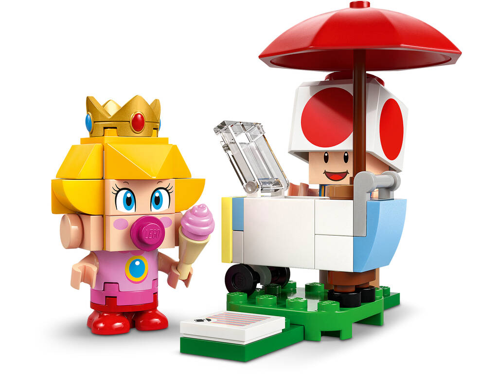 Lego Super Mario Mario Kart: Set Bebè Peach e Gran Premio