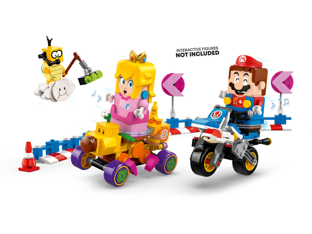 Lego Super Mario Mario Kart: Set Bebè Peach e Gran Premio