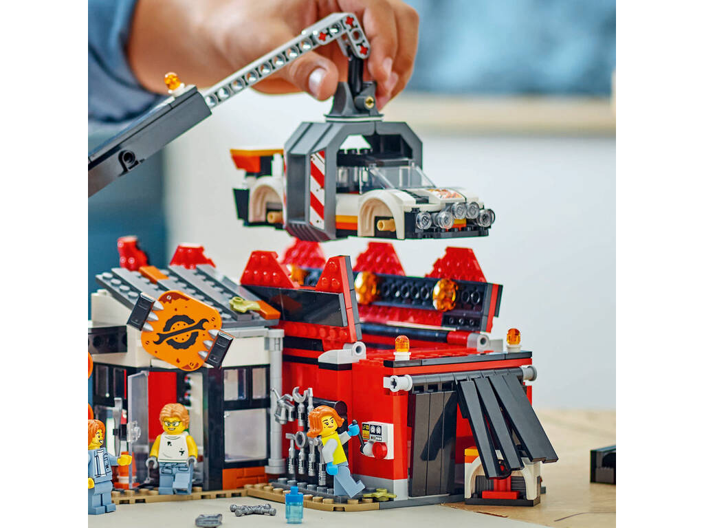 Lego City Scrapyard avec voitures