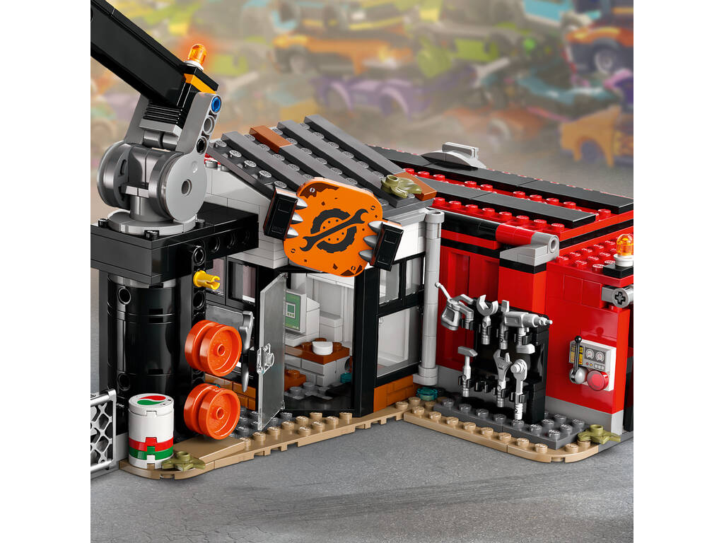 Lego City Scrapyard avec voitures