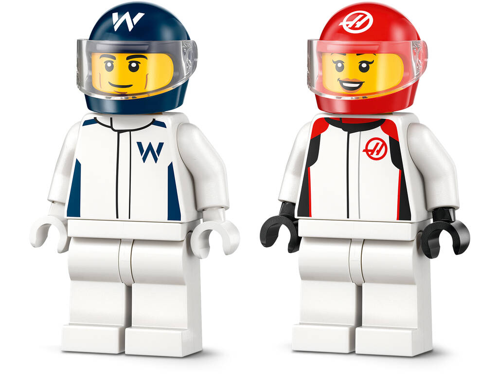 Lego City Formula 1 F1 Auto da F1 Williams Racing e Haas F1