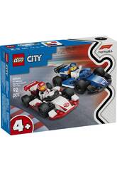 Lego City Formule 1 F1 Cars Williams Racing et Haas F1 Cars