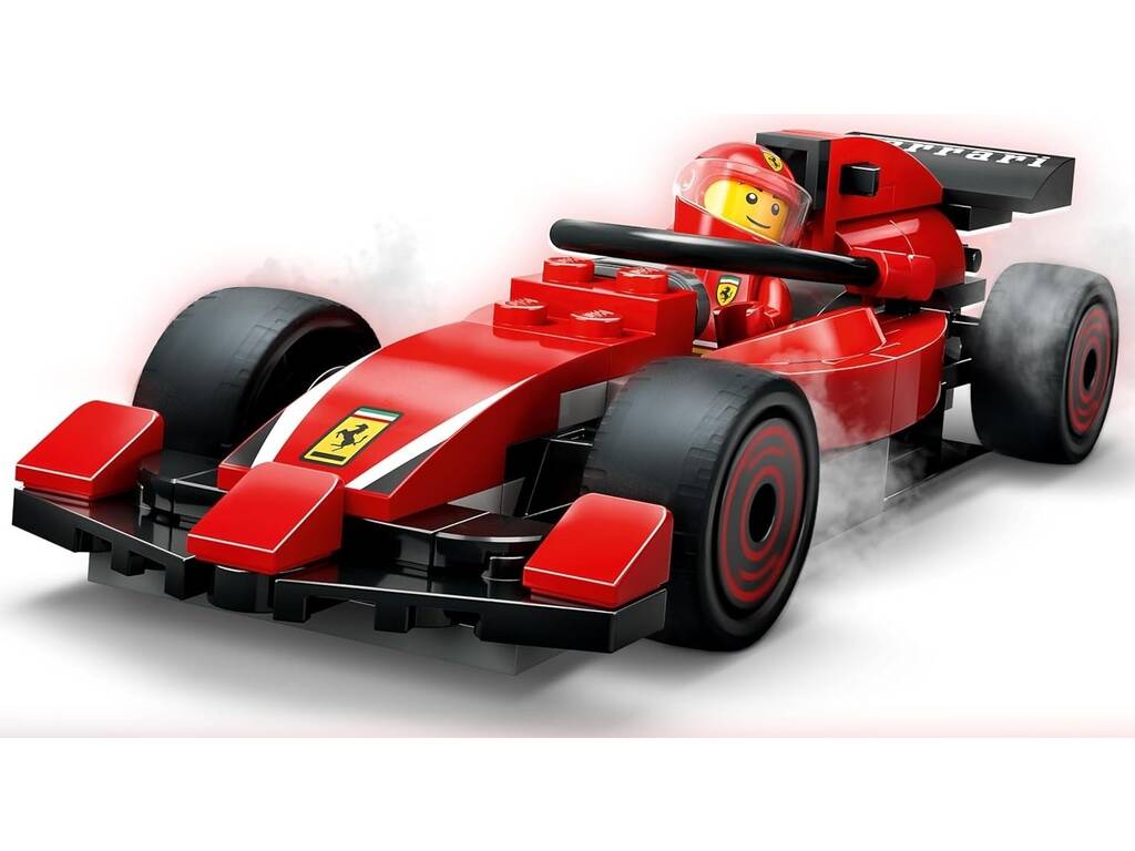 Lego City Formula 1 F1 Pit Stop e meccanici con auto Ferrari