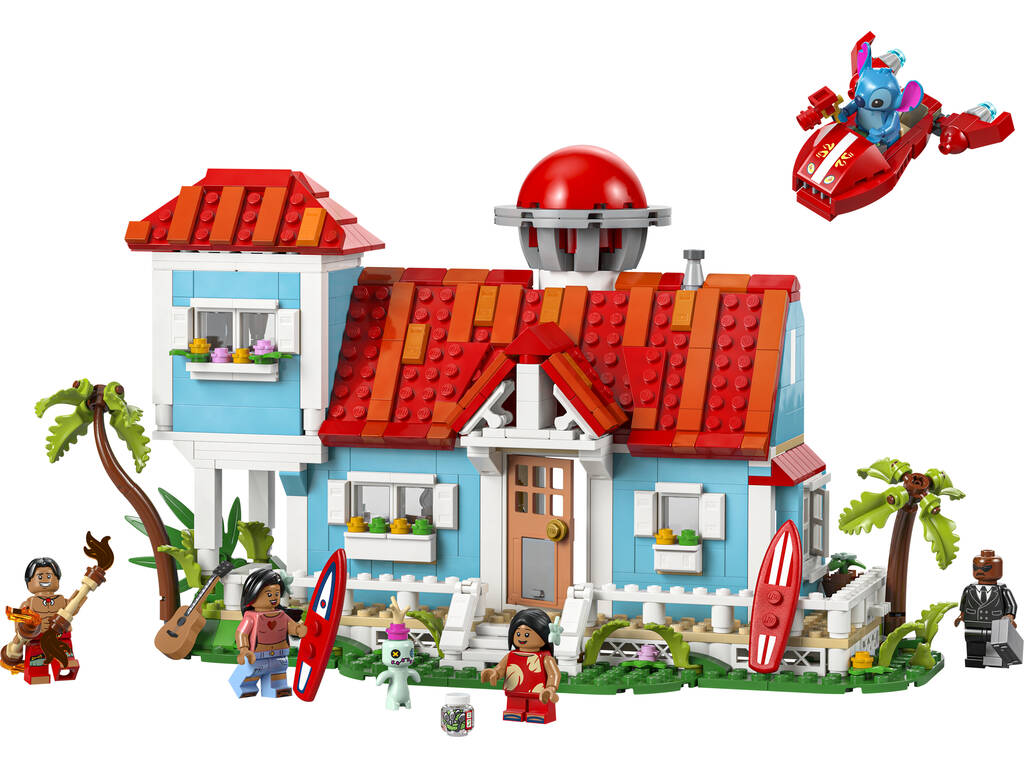 Lego Disney Stitch Casa sulla spiaggia di Lilo e Stitch
