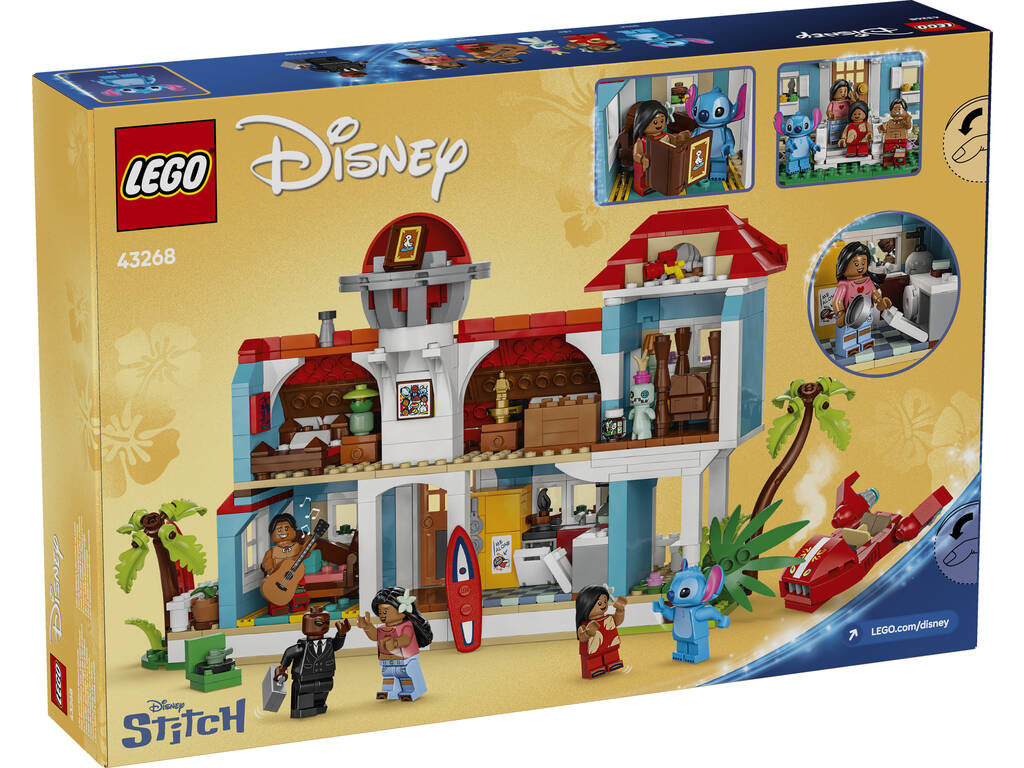 Lego Disney Stitch Casa sulla spiaggia di Lilo e Stitch