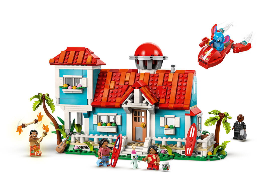 Lego Disney Stitch Casa sulla spiaggia di Lilo e Stitch