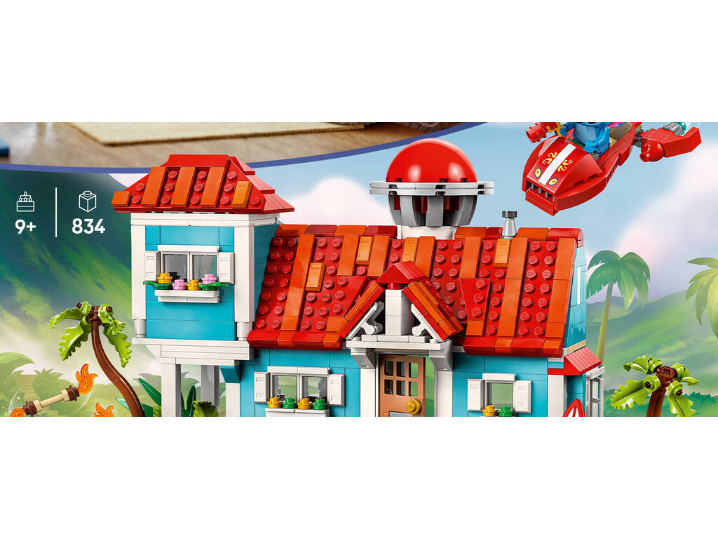 Lego Disney Stitch Casa sulla spiaggia di Lilo e Stitch
