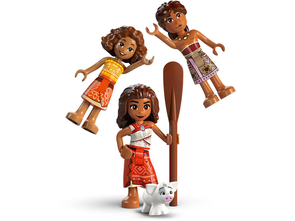 Lego Disney Vaiana 2 Canoa di Avventure di Vaiana