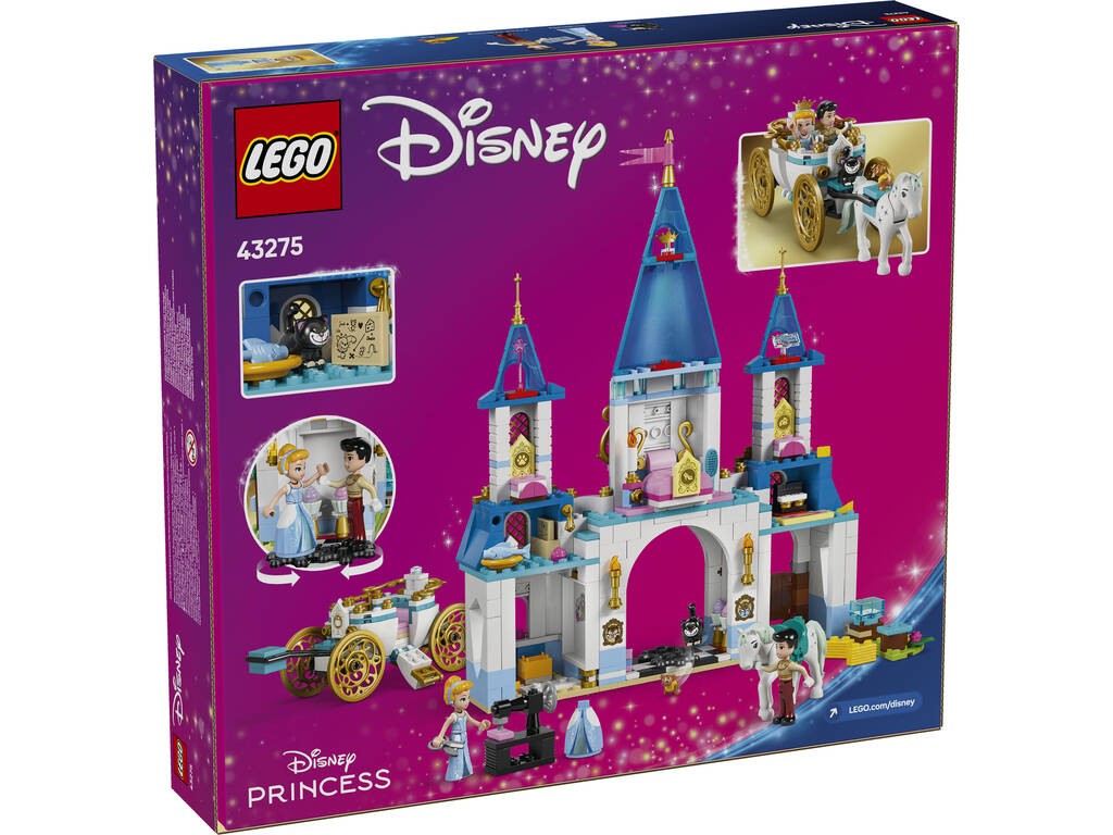 Lego Disney Princess Castello e Carrozza di Cenerentola.