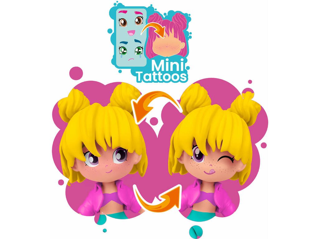 Pinypon Top Girls Bambola Capelli Biondi