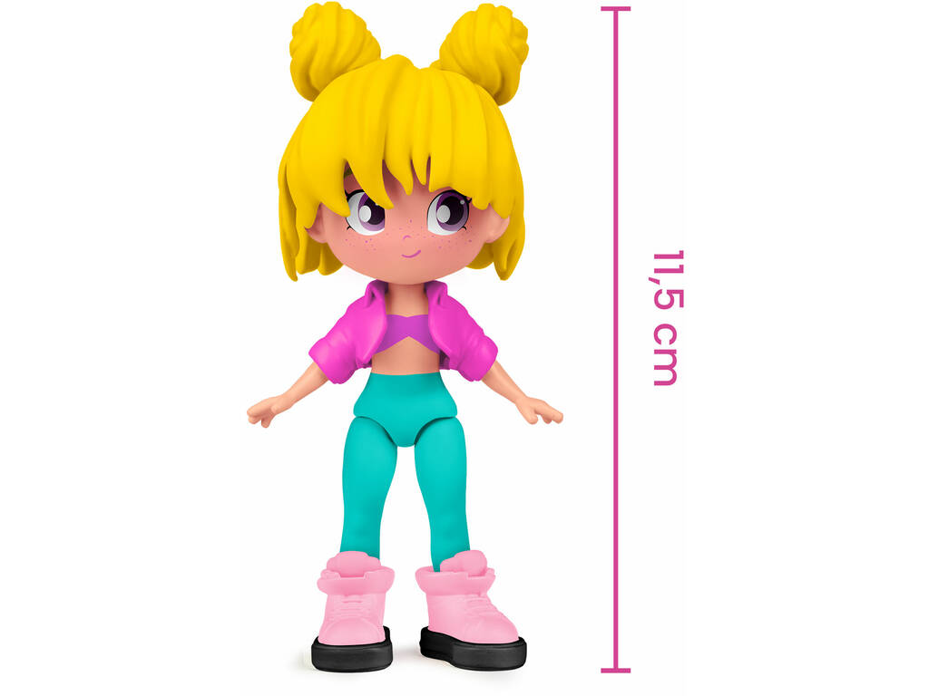 Pinypon Top Girls Bambola Capelli Biondi