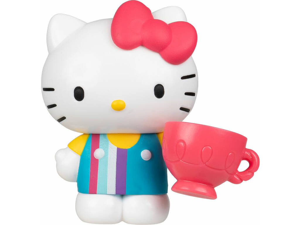 Hello Kitty And Friends Set 6 Figure Rainbow Vibes con Accessori