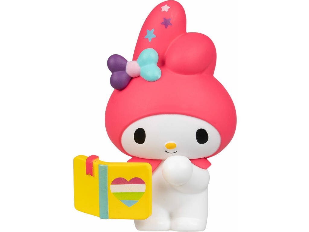 Hello Kitty And Friends Set 6 Figure Rainbow Vibes con Accessori