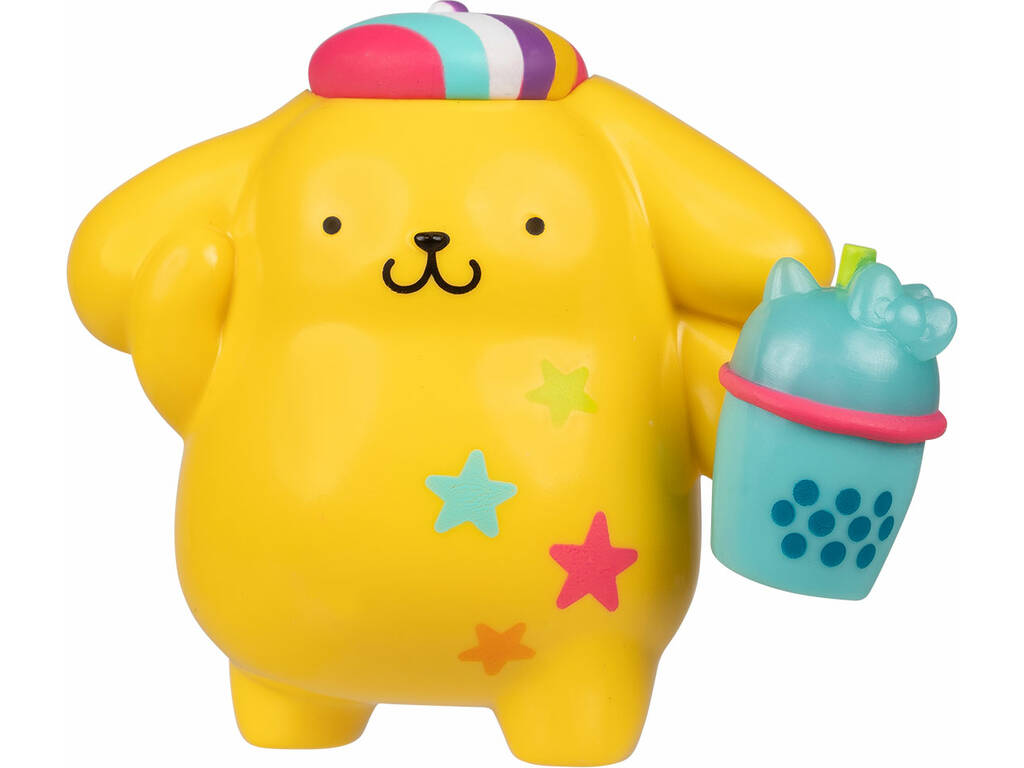 Hello Kitty And Friends Set 6 Figure Rainbow Vibes con Accessori