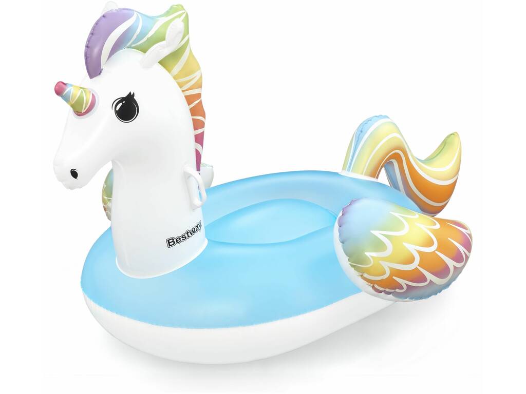 Bestway 41114 Aufblasbares Einhorn Fantasy Unicorn 155x119 cm