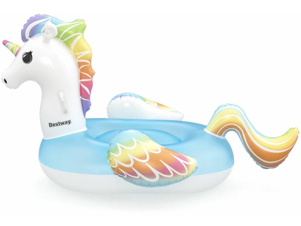 Bestway 41114 Aufblasbares Einhorn Fantasy Unicorn 155x119 cm