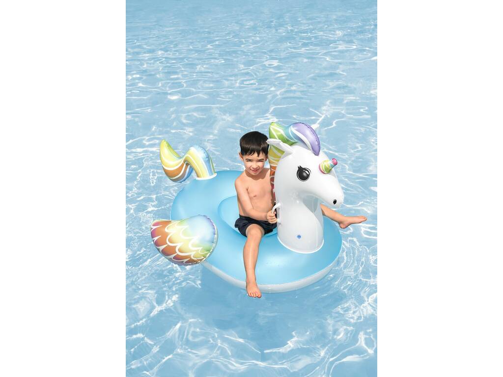 Bestway 41114 Aufblasbares Einhorn Fantasy Unicorn 155x119 cm