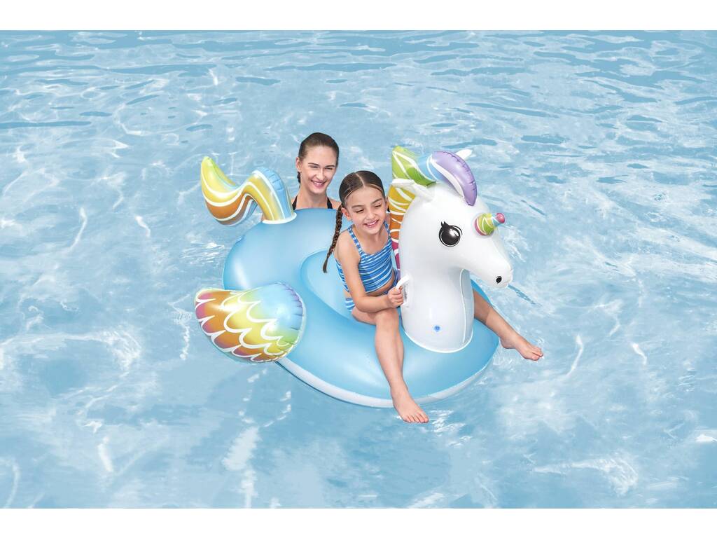 Bestway 41114 Aufblasbares Einhorn Fantasy Unicorn 155x119 cm