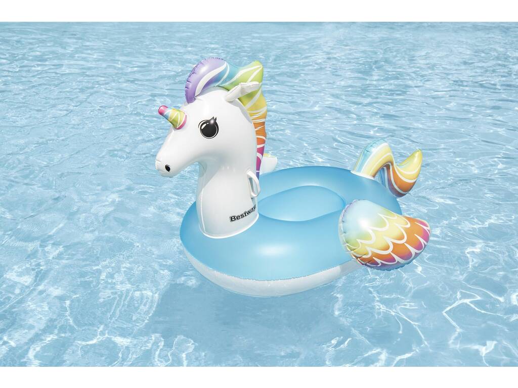 Bestway 41114 Aufblasbares Einhorn Fantasy Unicorn 155x119 cm
