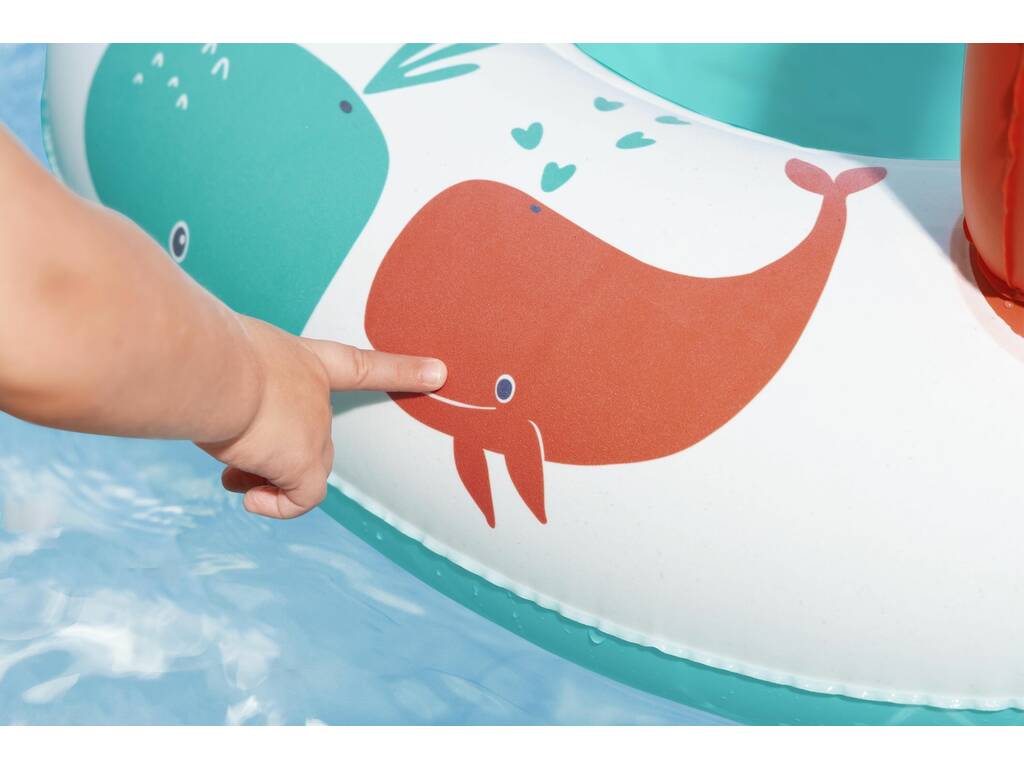 Barca gonfiabile per bambini H2O Go! Comfort Plush da 84x67 cm Bestway 34203
