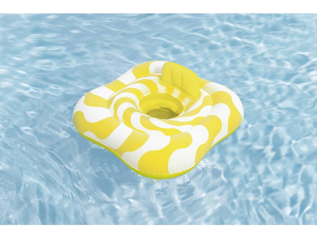 Galleggiante gonfiabile per bebè Comfort Plush 2 anelli 79x79 cm Bestway 32298