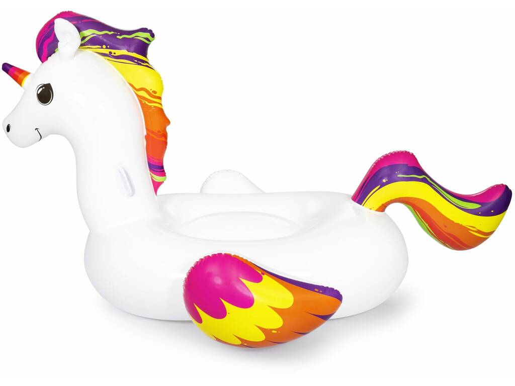 Unicorno gonfiabile gigante Unicorn Ride-On 224x164 cm Bestway 41113
