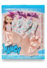 Nancy Abito Rosa con fiori