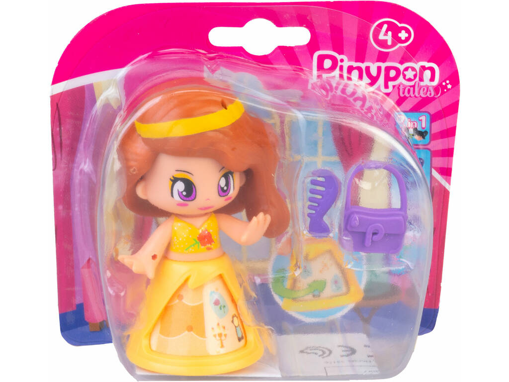 Pinypon Tales Bambola Belle con accessori