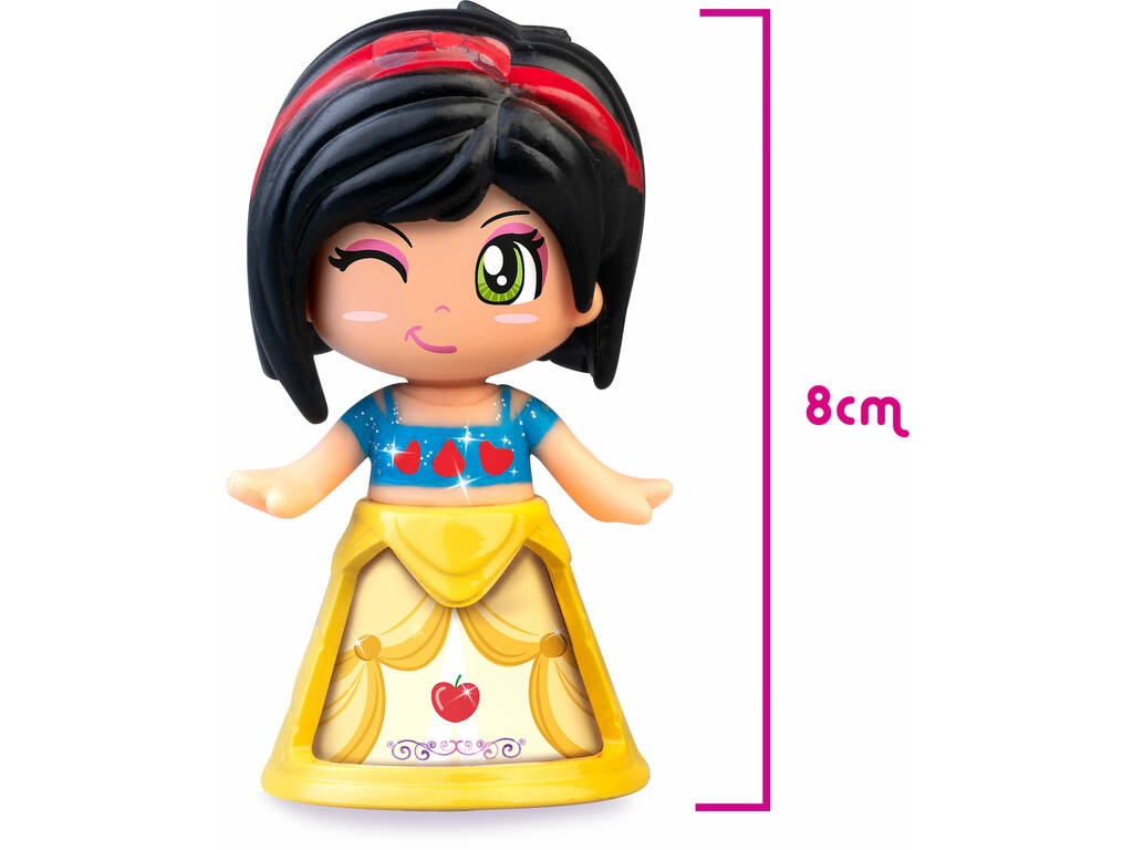 Pinypon Tales Bambola Biancaneve con accessori