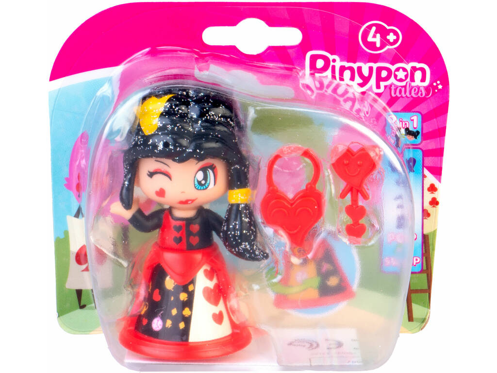 Pinypon Tales Bambola Regina di Cuori con accessori