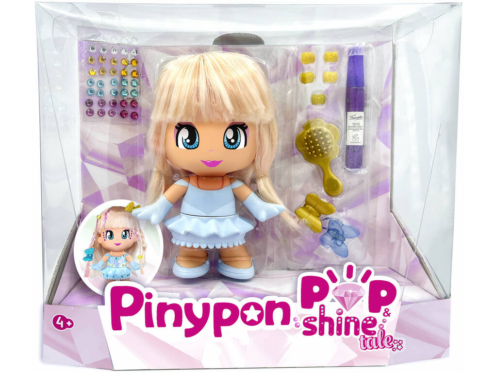 Pinypon Pop & Shine Tale Bambola con Accessori