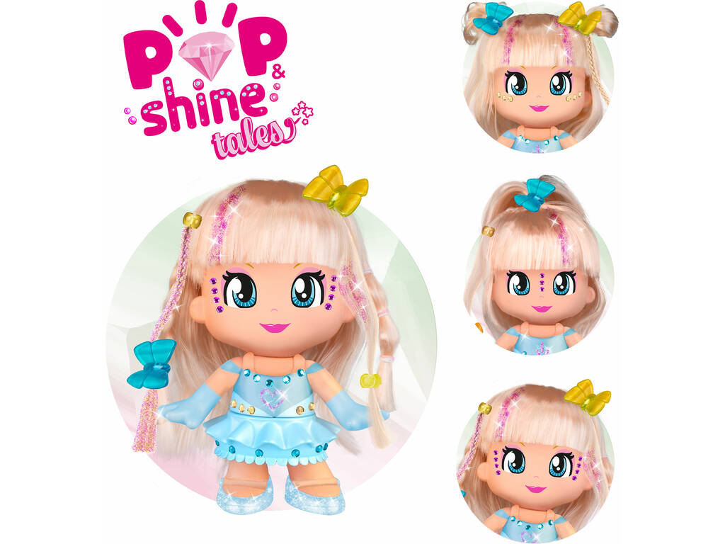 Pinypon Pop & Shine Tale Bambola con Accessori
