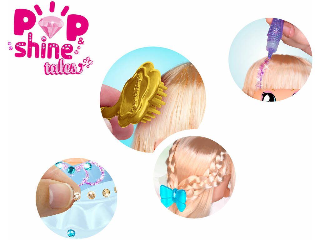 Pinypon Pop & Shine Tale Bambola con Accessori