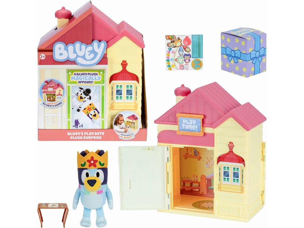 Maison Bluey avec peluche surprise