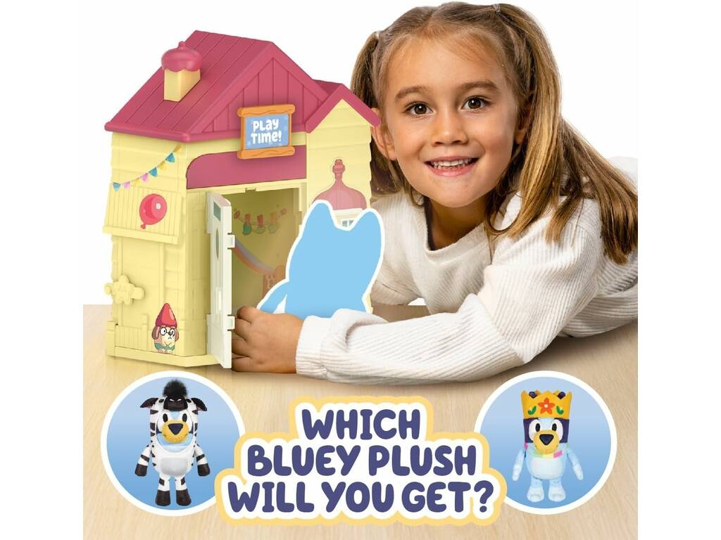 Maison Bluey avec peluche surprise