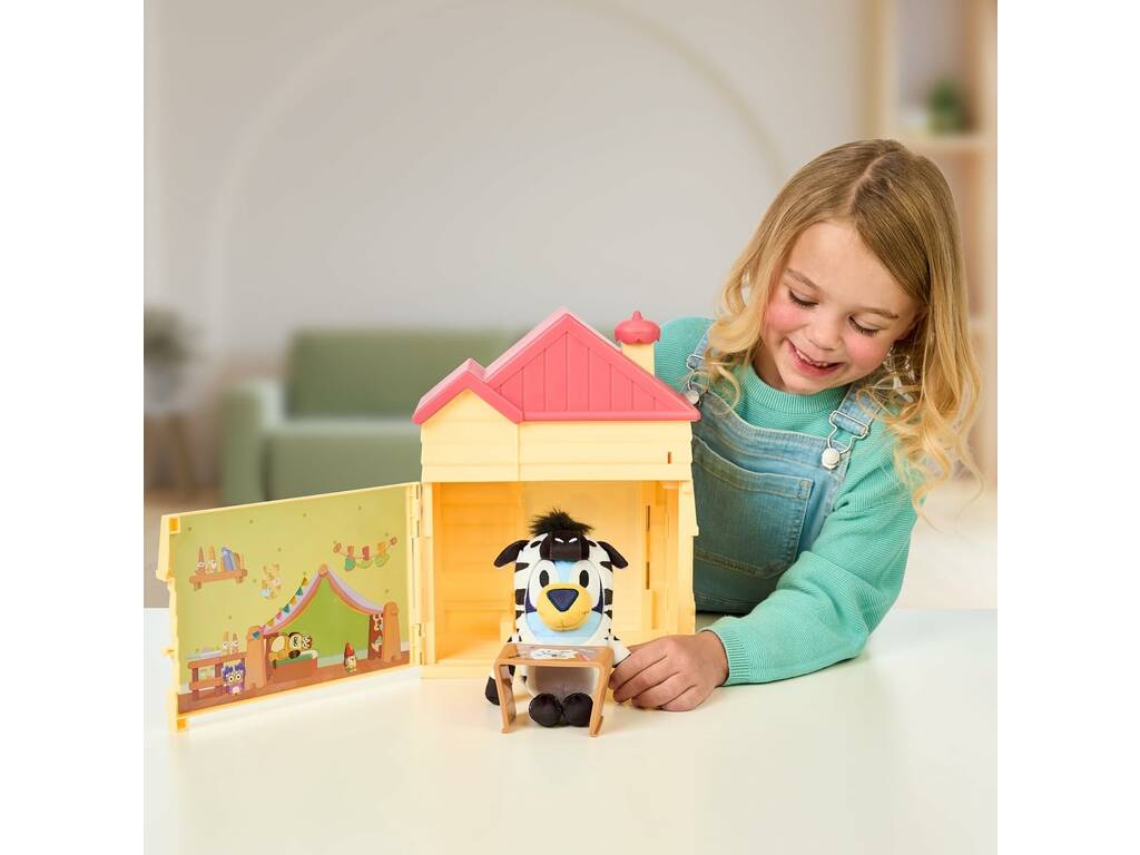 Maison Bluey avec peluche surprise