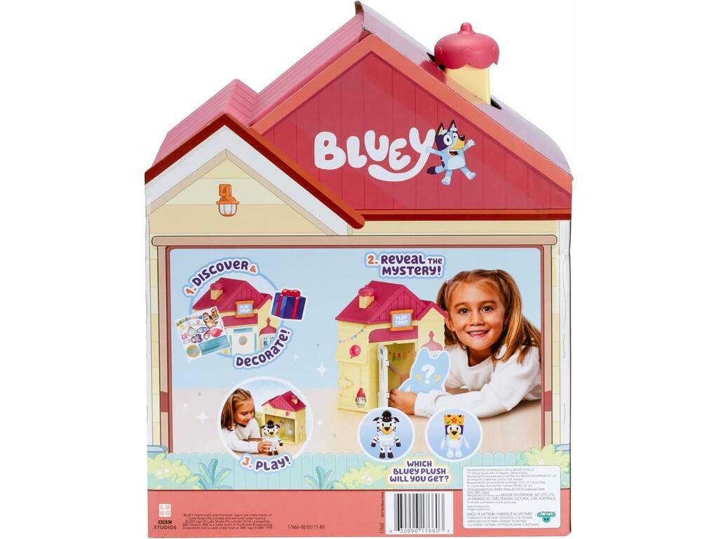 Maison Bluey avec peluche surprise