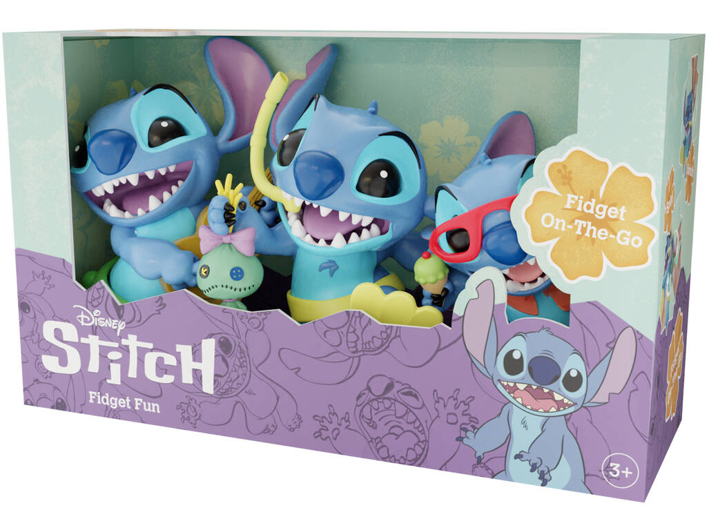 Disney Stitch Pack 3 figurine Stitch da 7 cm