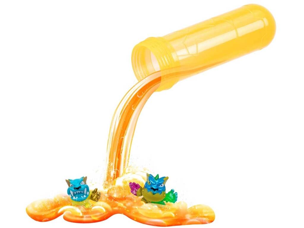 Mr Beast LAB Swarms Tubo per esperimenti con 2 figure da 2,5 cm