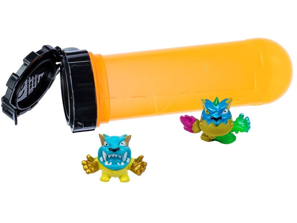 Mr Beast LAB Swarms Tubo per esperimenti con 2 figure da 2,5 cm